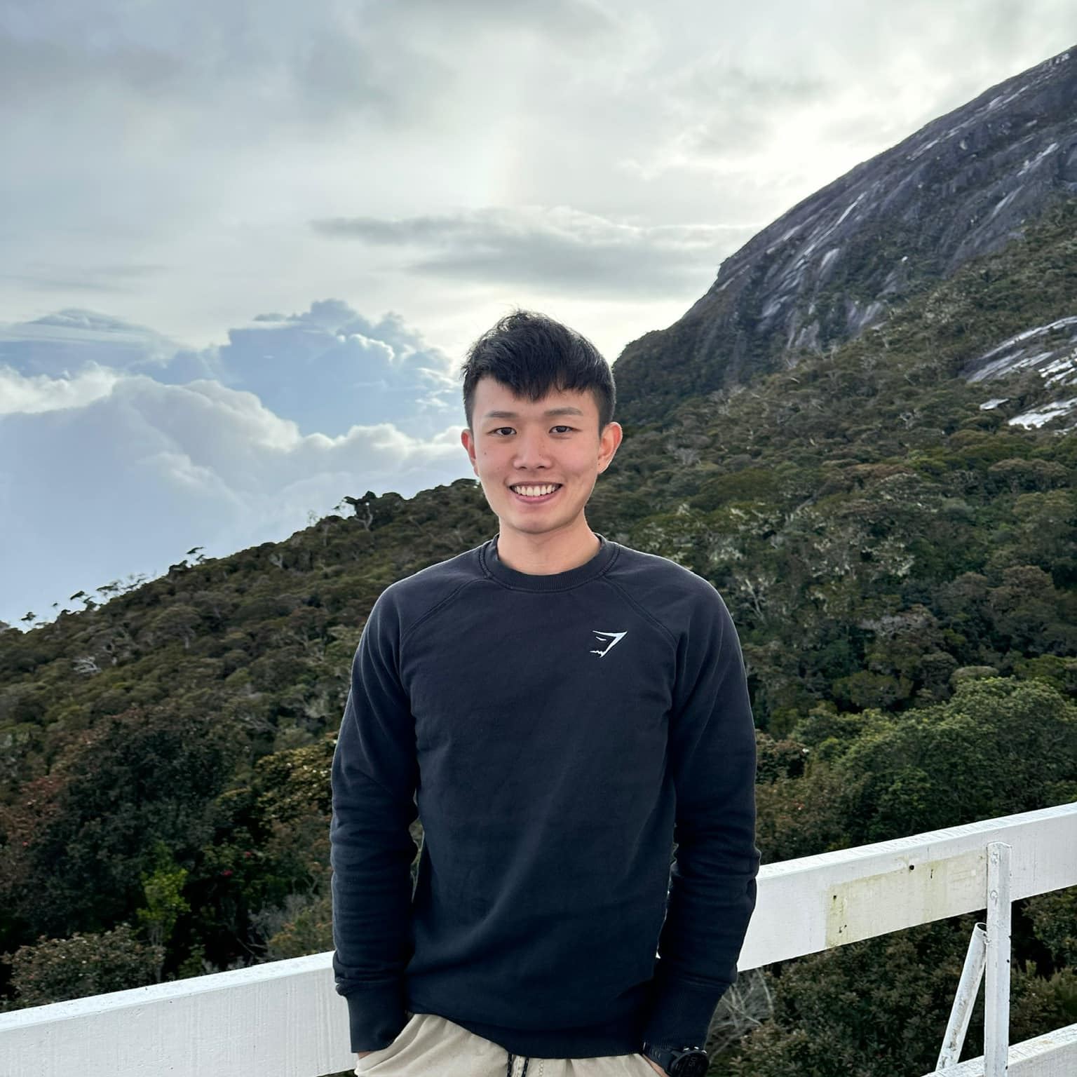 Kelvin Loh at the mountain